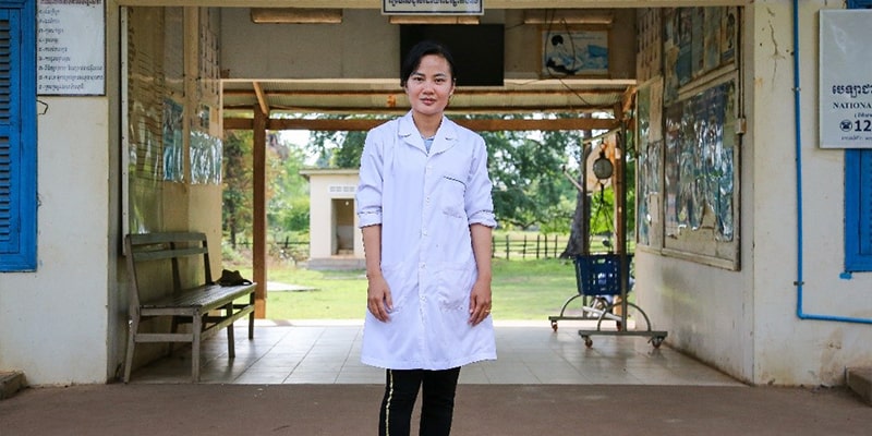 Checking in at Rovieng Health Centre in Rural Preah Vihear