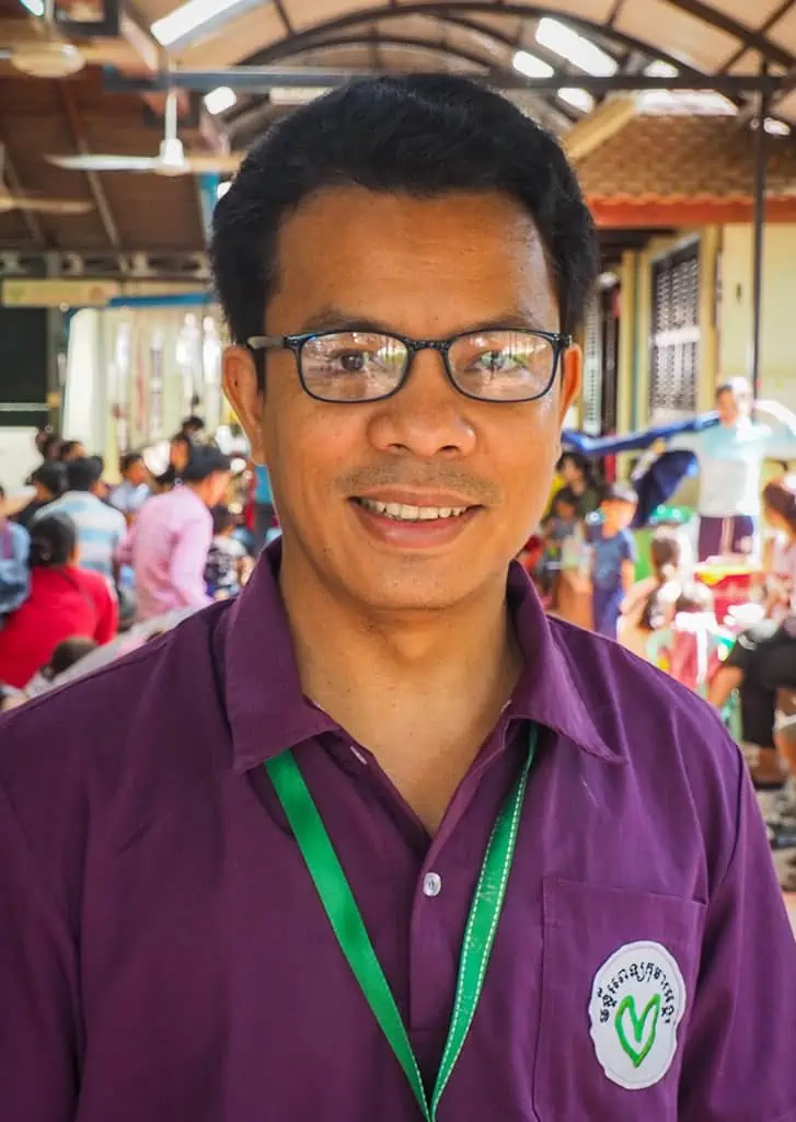 Man Staff At Angkor Children Hospital
