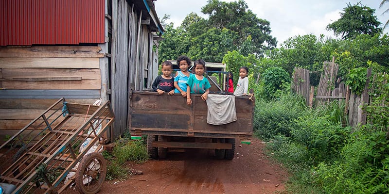 Rural Children Truck