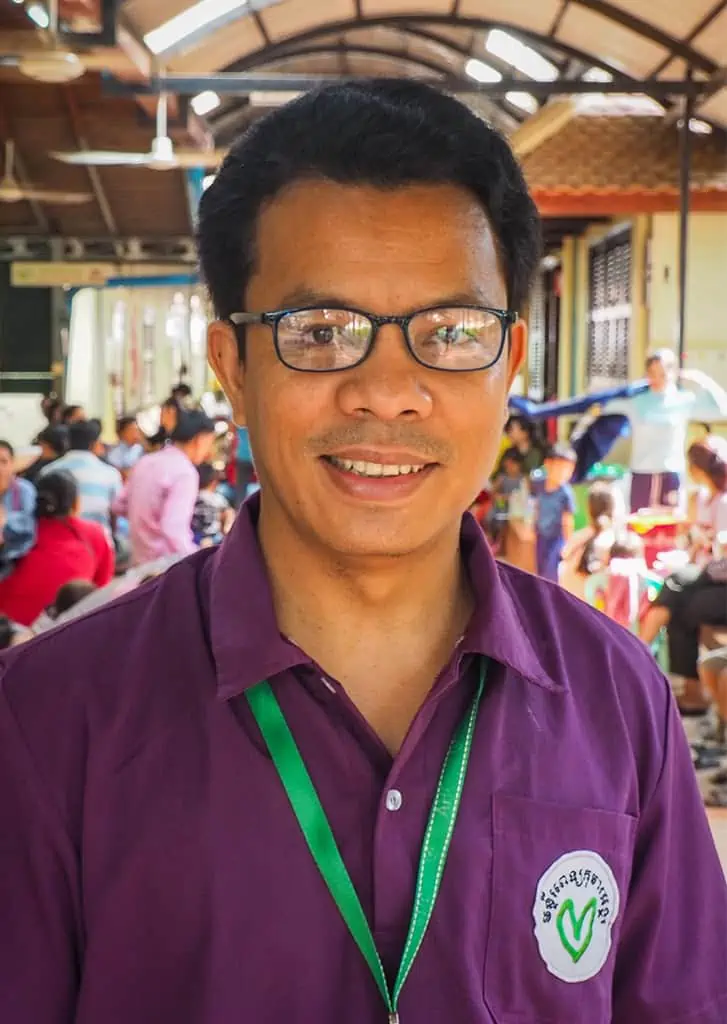 Sim Sophearin, Head of AHC social work unit
